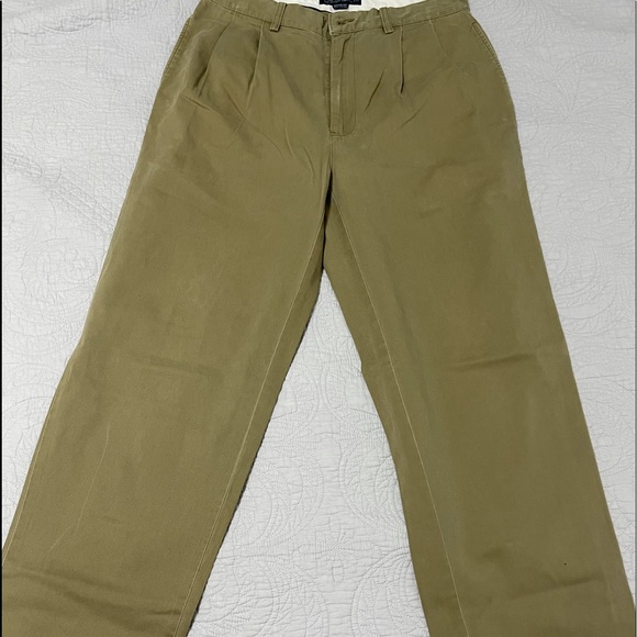 32/32 Ralph Lauren Pleated Chino’s - Picture 1 of 9